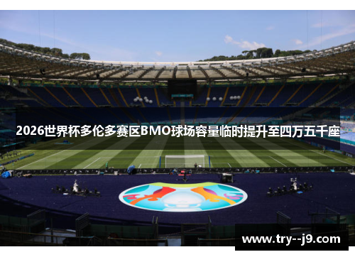 2026世界杯多伦多赛区BMO球场容量临时提升至四万五千座